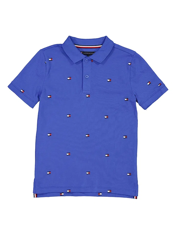 Поло из хлопка Tommy Hilfiger, синий
