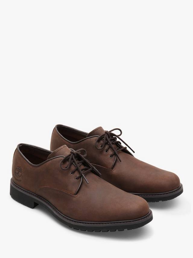 Водонепроницаемые оксфордские туфли stormbuck с простым носком Timberland, темно-коричневый — фото 4