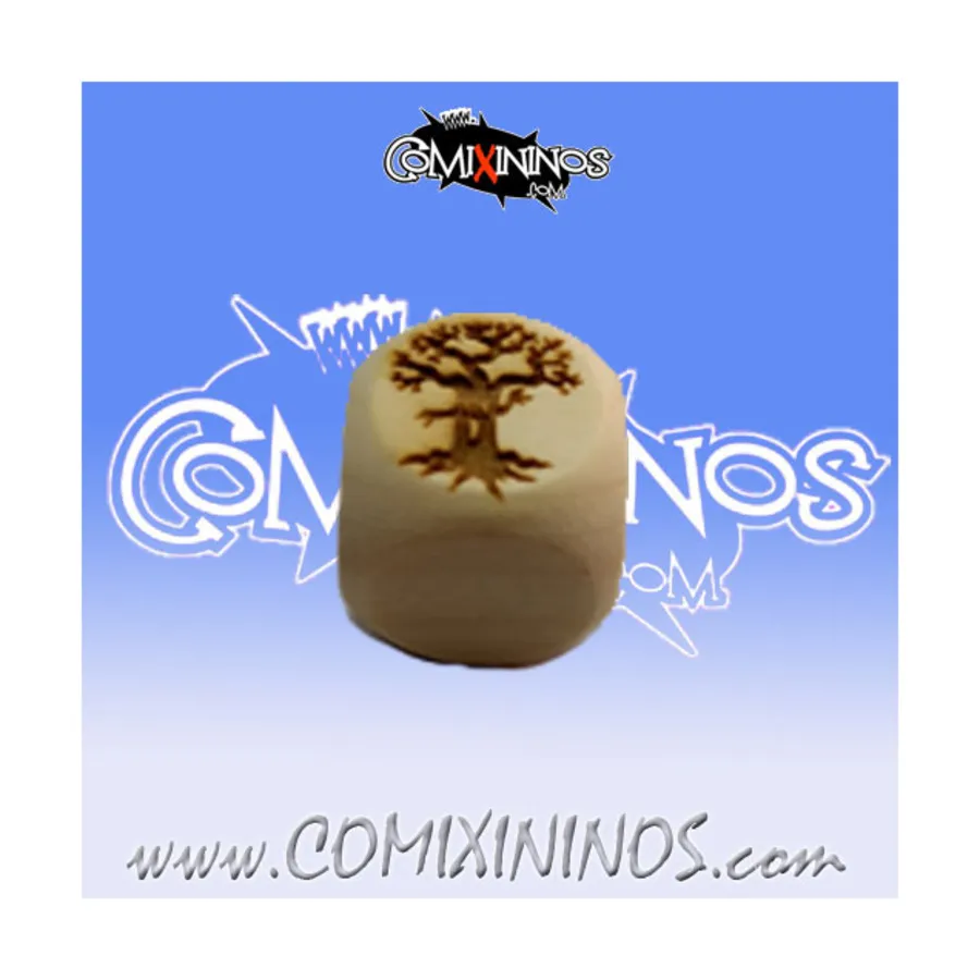 

Набор из 2 кубиков навыков «Укоренение», Fantasy Football Miniatures - Wooden Dice (20mm)