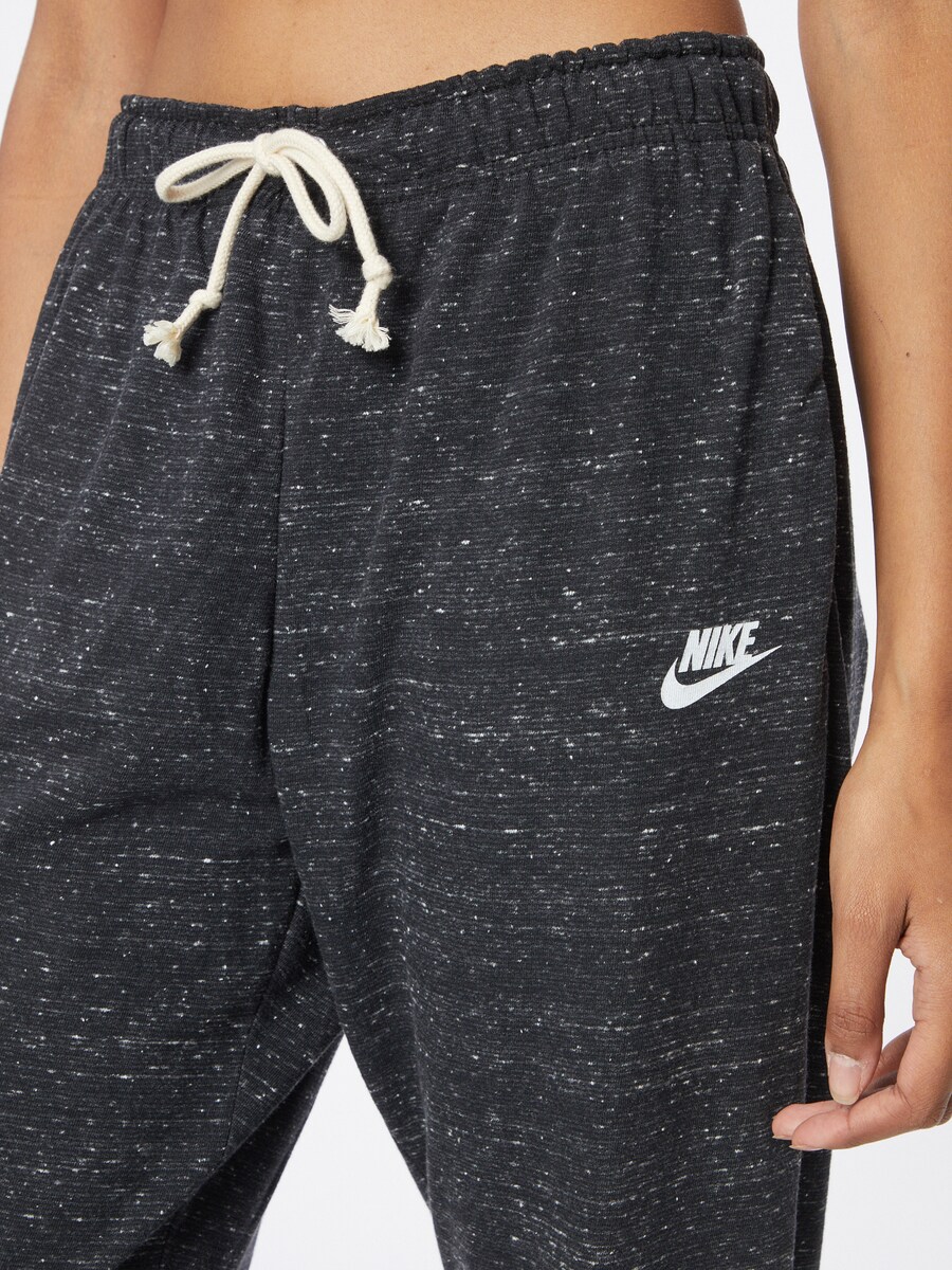 Тканевые брюки Nike Sportswear Tapered Pants, пятнистый черный — фото 3