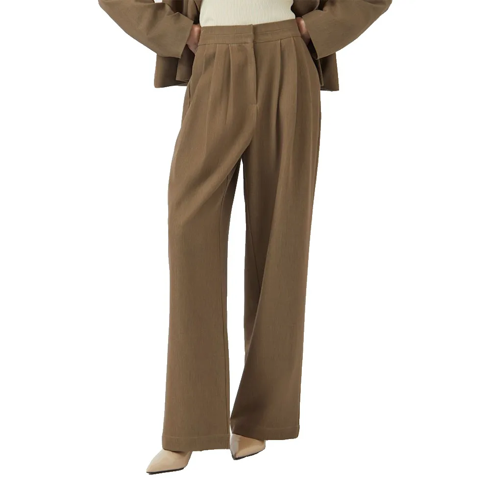 

Брюки Yas Dakota high waist, коричневый