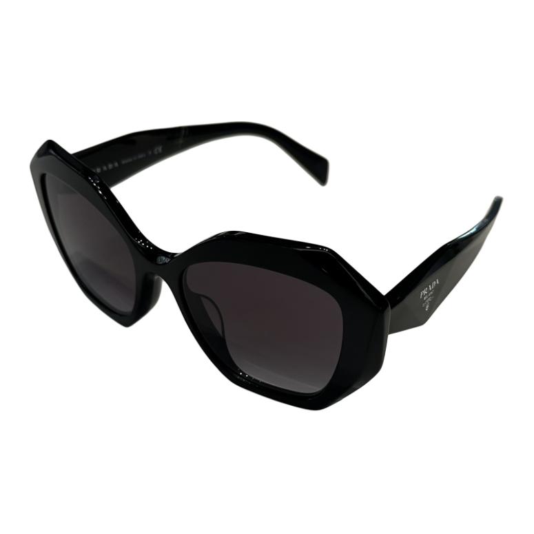 

PRADA Солнцезащитные очки Butterfly унисекс черные, Black