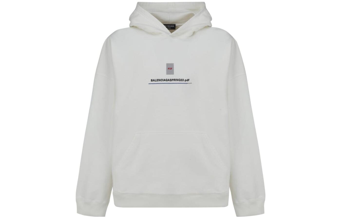 

Толстовка мужская белая Balenciaga, белый