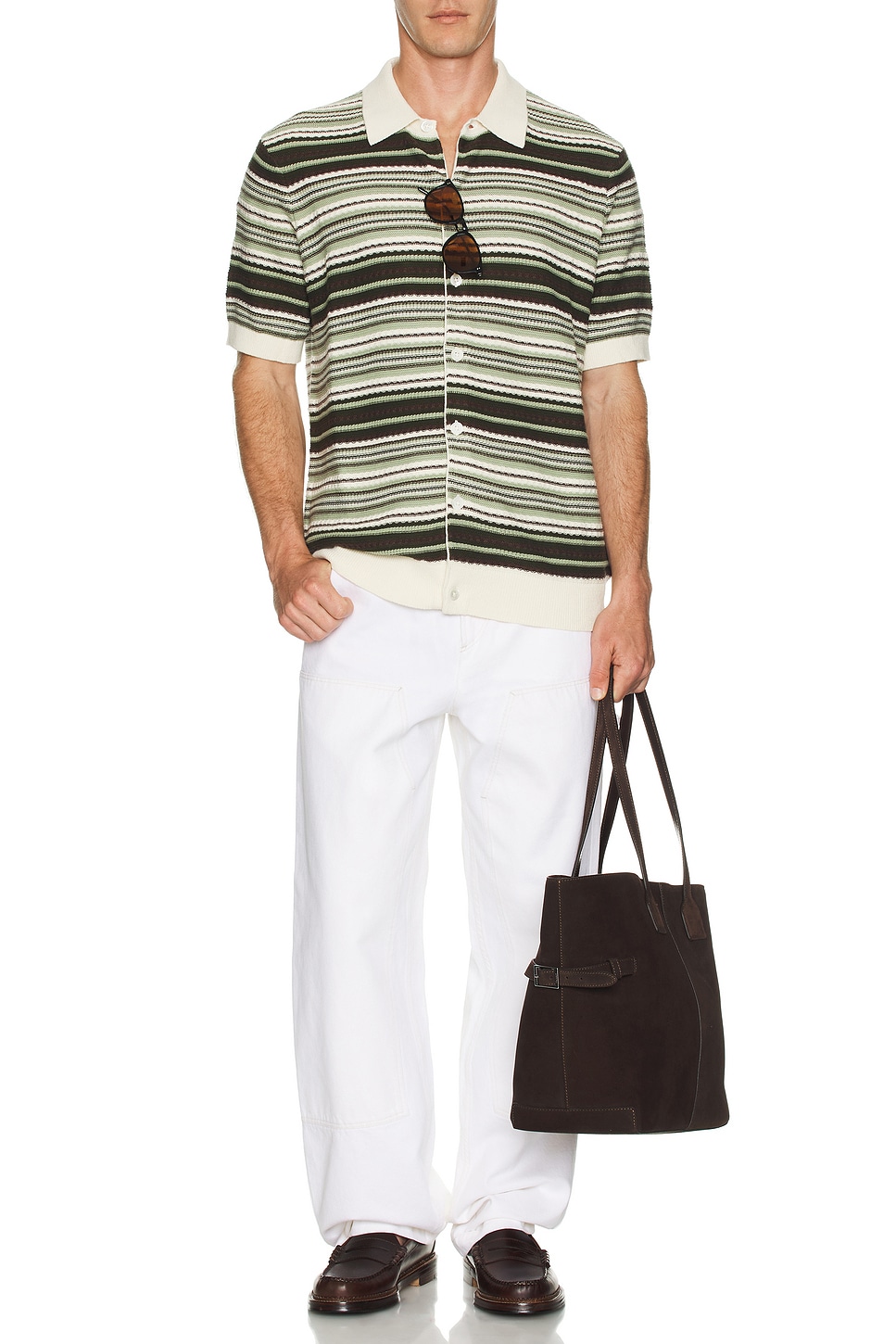 

Nolan Polo Кардиган 6686 Nn07, Green Stripe