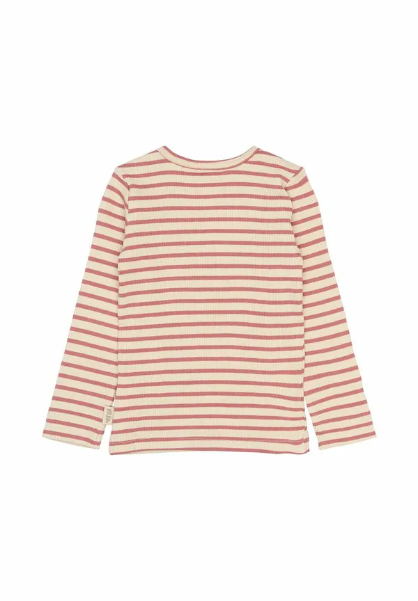 Футболка с длинными рукавами Petit Piao, Dusty Rose Striped — фото 2