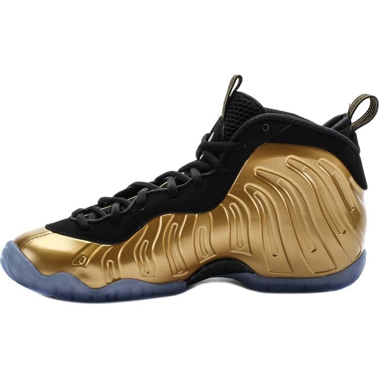 Кроссовки Nike Little Posite One GS 'Metallic Gold', золотой — фото 2