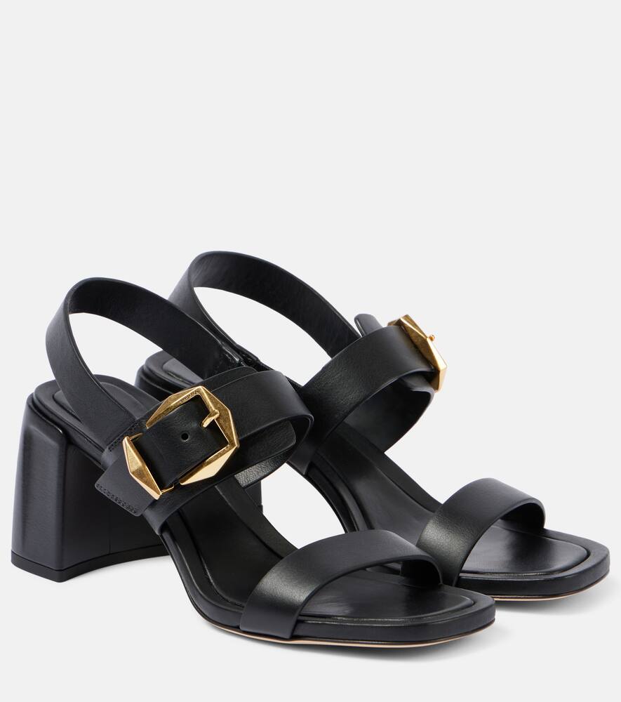 Кожаные сандалии Hawke 70 Jimmy Choo, Black/Gold