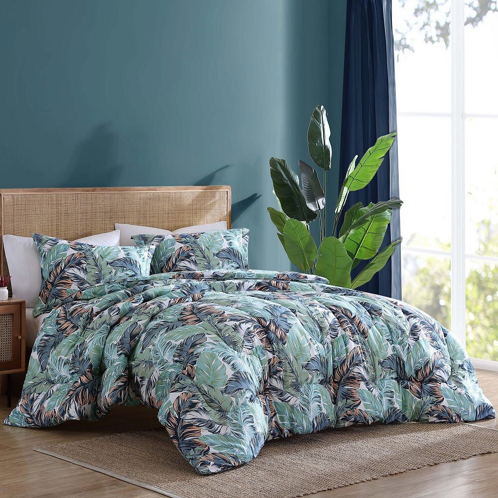 

Комплект одеял Coastal из 3 предметов Caribbean Joe Carribean Joe, цвет Camo Palm