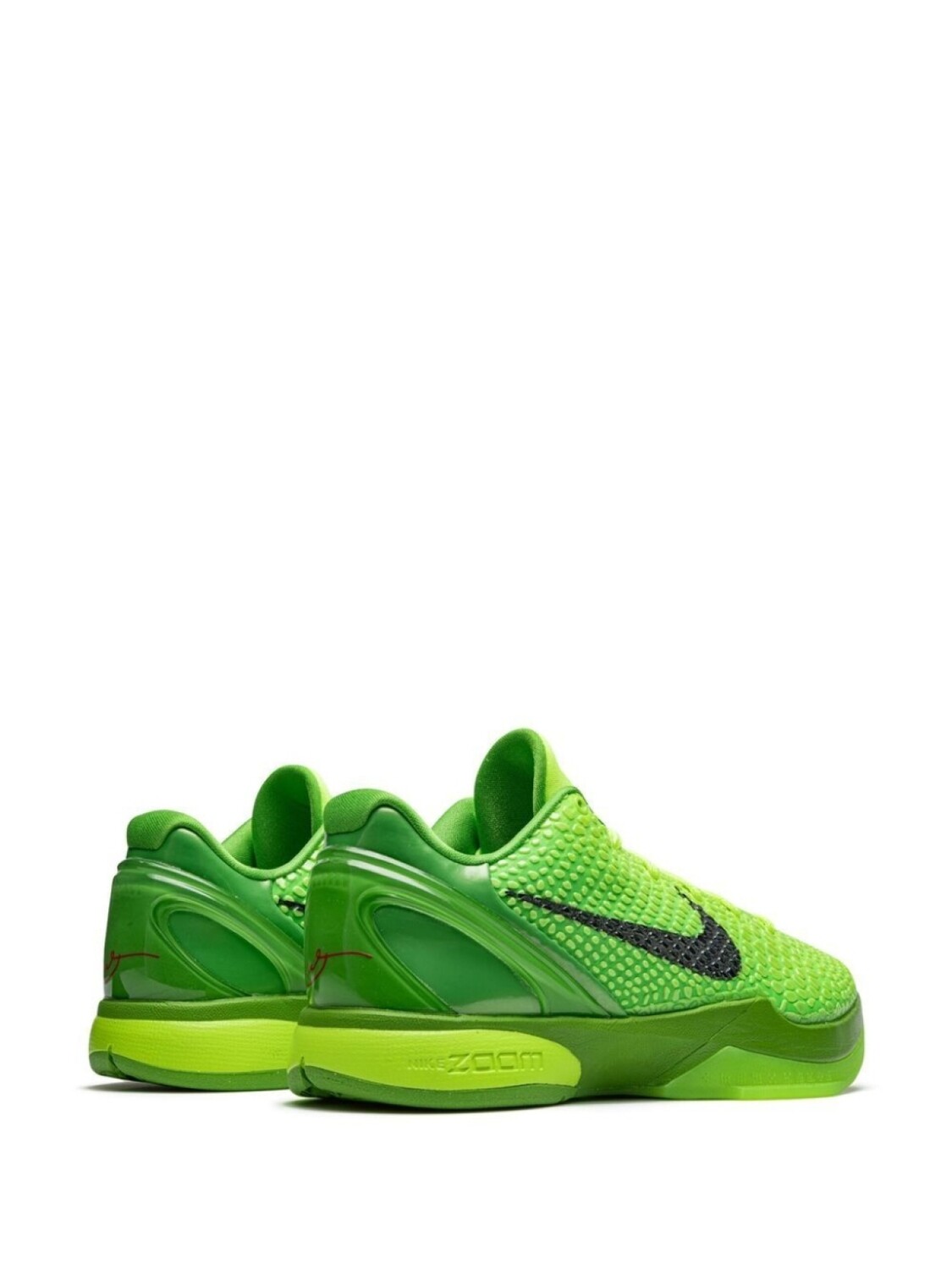 Кроссовки Kobe 6 Protro 'Grinch' Nike, зеленый — фото 3