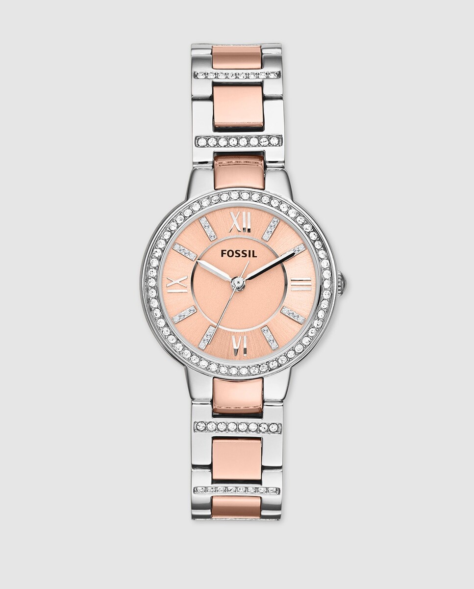 

Двухцветные женские часы Fossil ES3405 Virginia Fossil, мультиколор