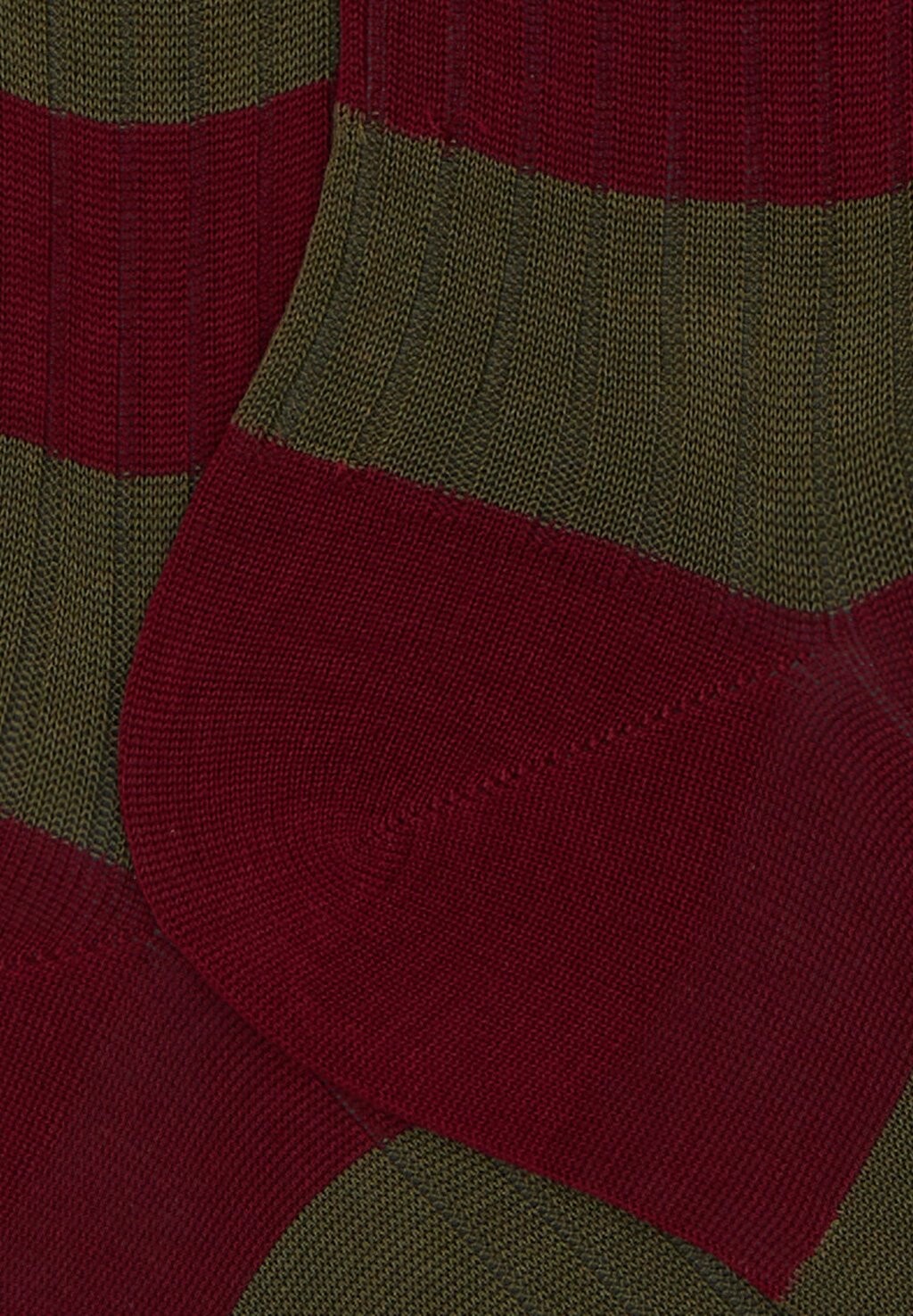 

Носки выше колена WITH TWO-TONE STRIPES Gallo, красный