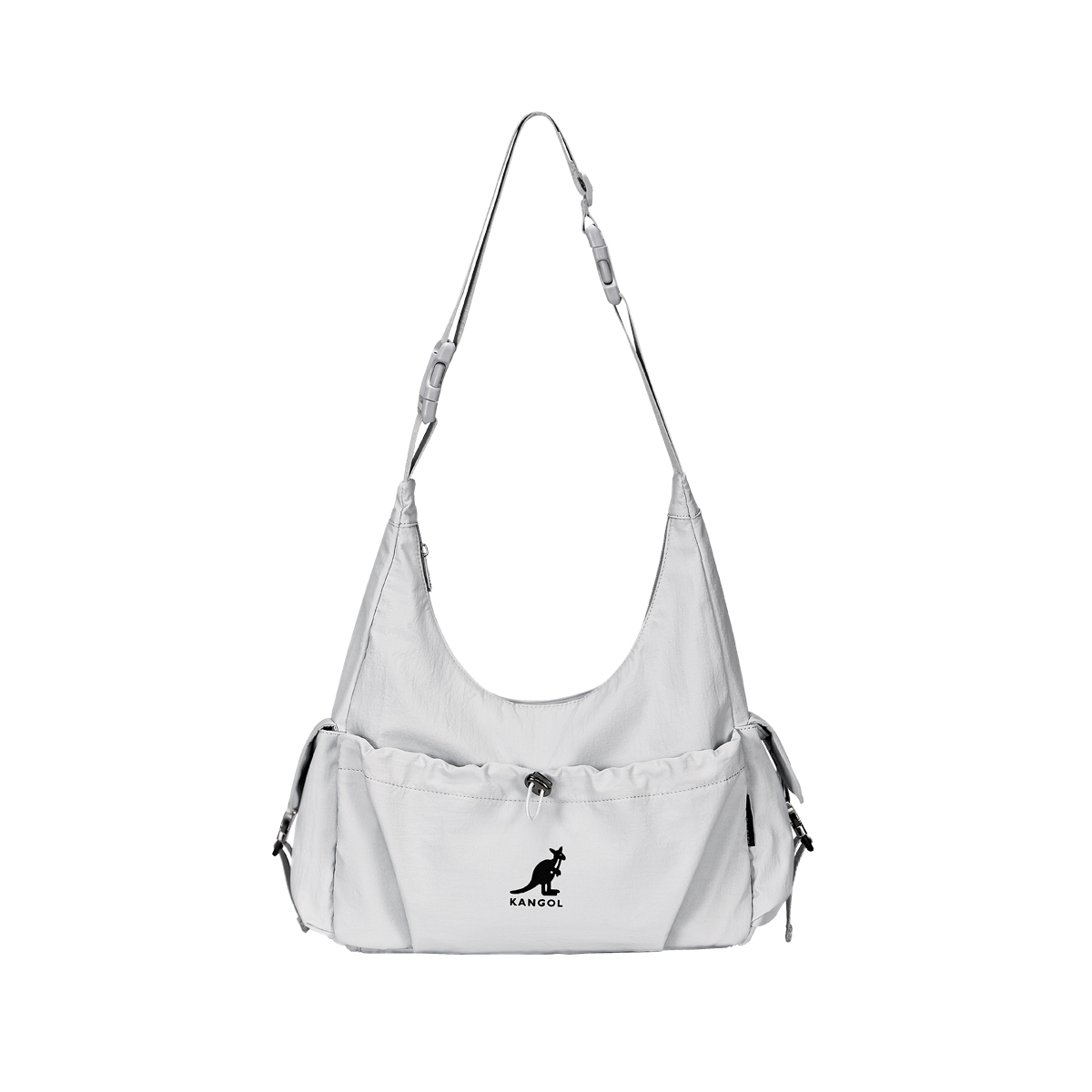 

KANGOL Нейлоновая наплечная сумка унисекс разноцветная, Silver Gray