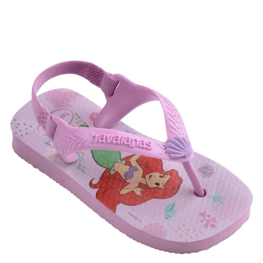 Детские сандалии Havaianas Disney Classics "Русалочка", бренд, лавандовый — фото 2