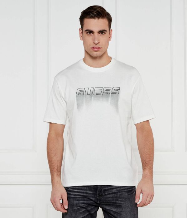 

Футболка мужская Guess Active с надписью, белый