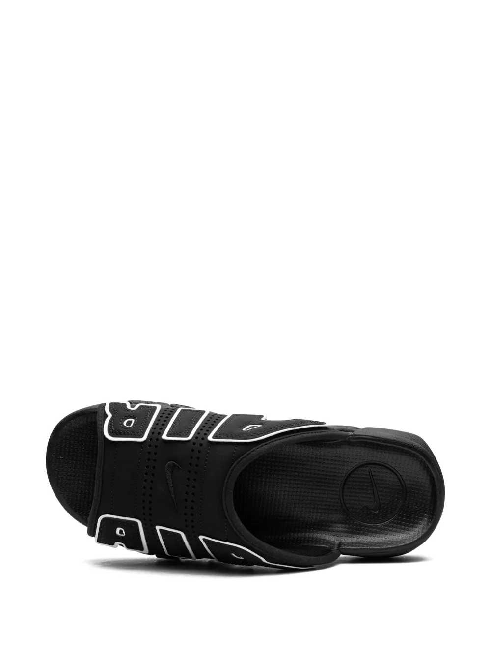 Шлепанцы Air More Uptempo OG Black/White Nike, черный — фото 4
