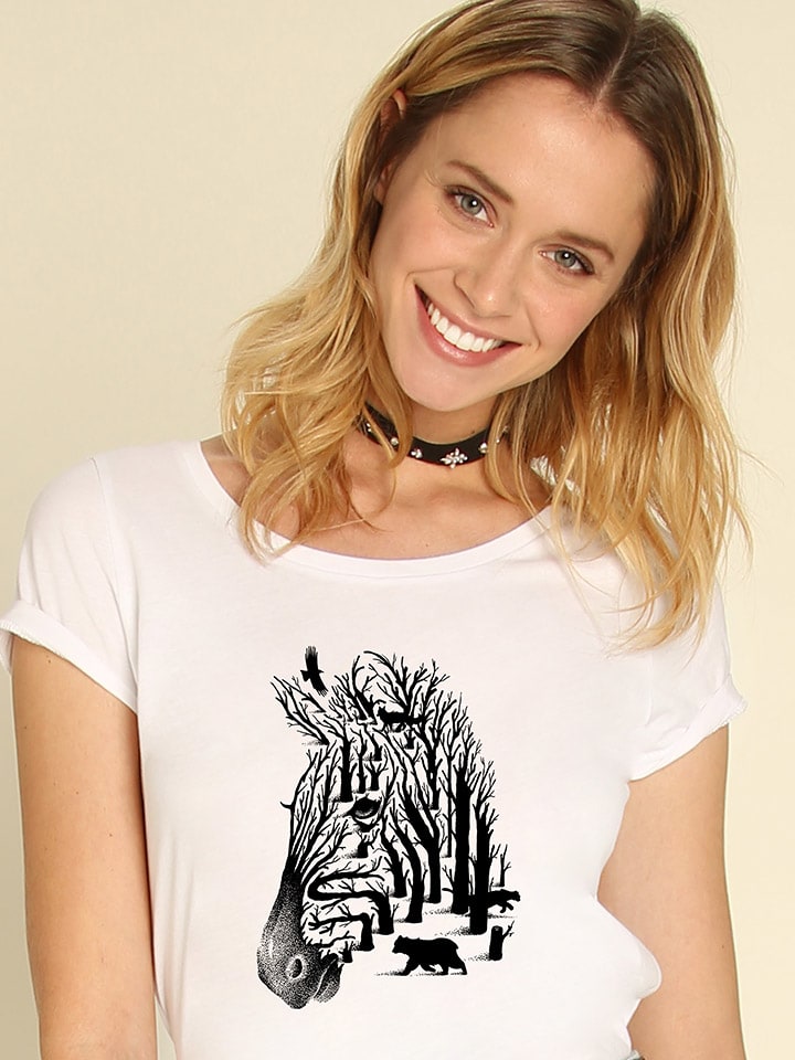 

Футболка Zebra WOOOP, белый