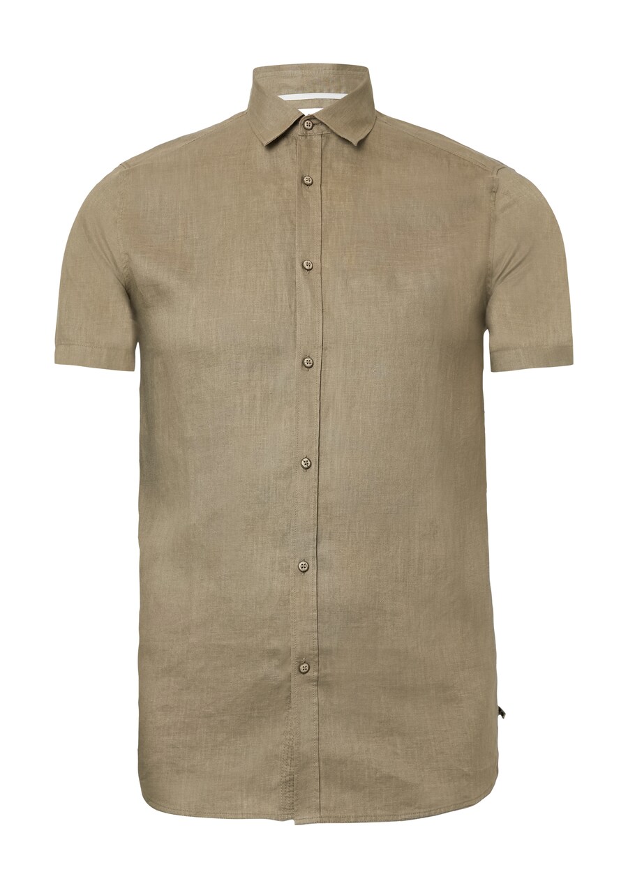 

Рубашка на пуговицах классического кроя s.Oliver, Khaki