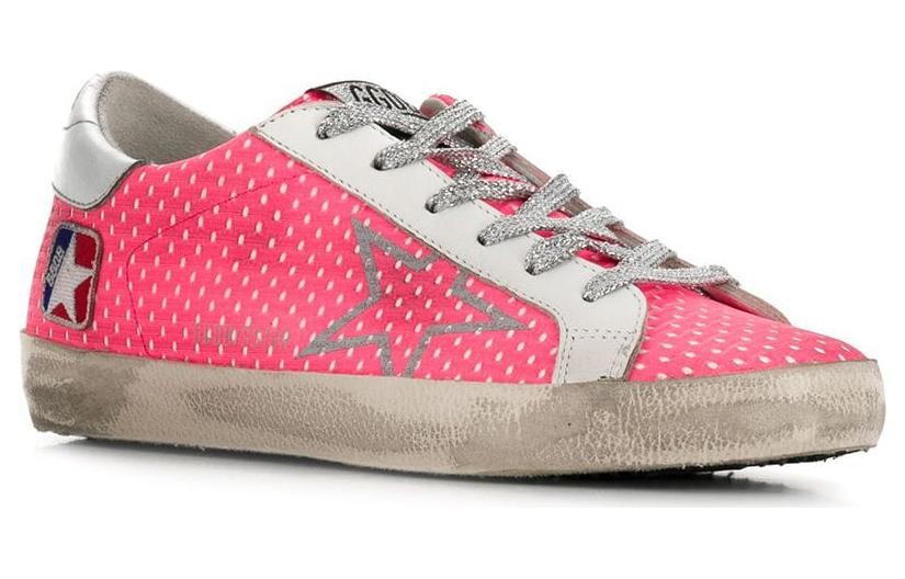 Кроссовки Golden Goose Super-Star Skateboarding Shoes Women's Low-top Pink, розовый — фото 3
