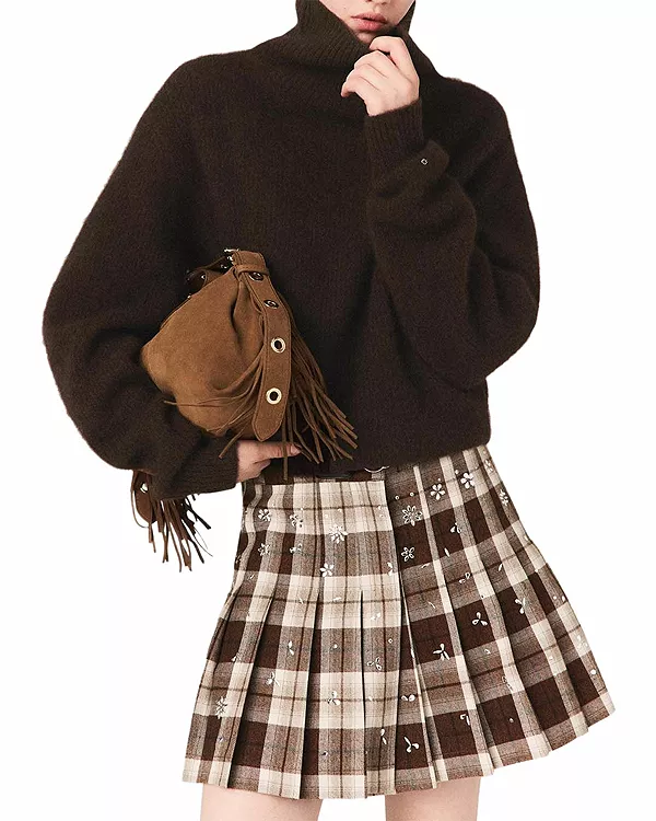 

Свитер с высоким воротником «Мегевинак» Maje, коричневый