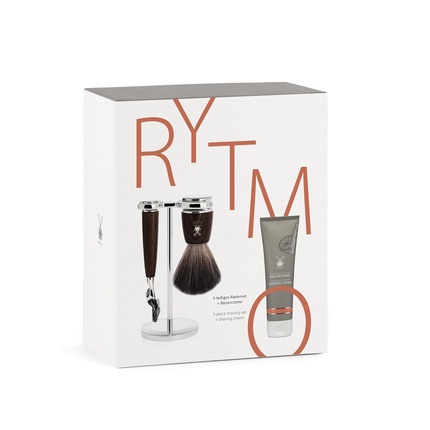 

Подарочный набор для бритья Muhle Rytmo Walnut Pure Badger и бритва Fusion Mühle