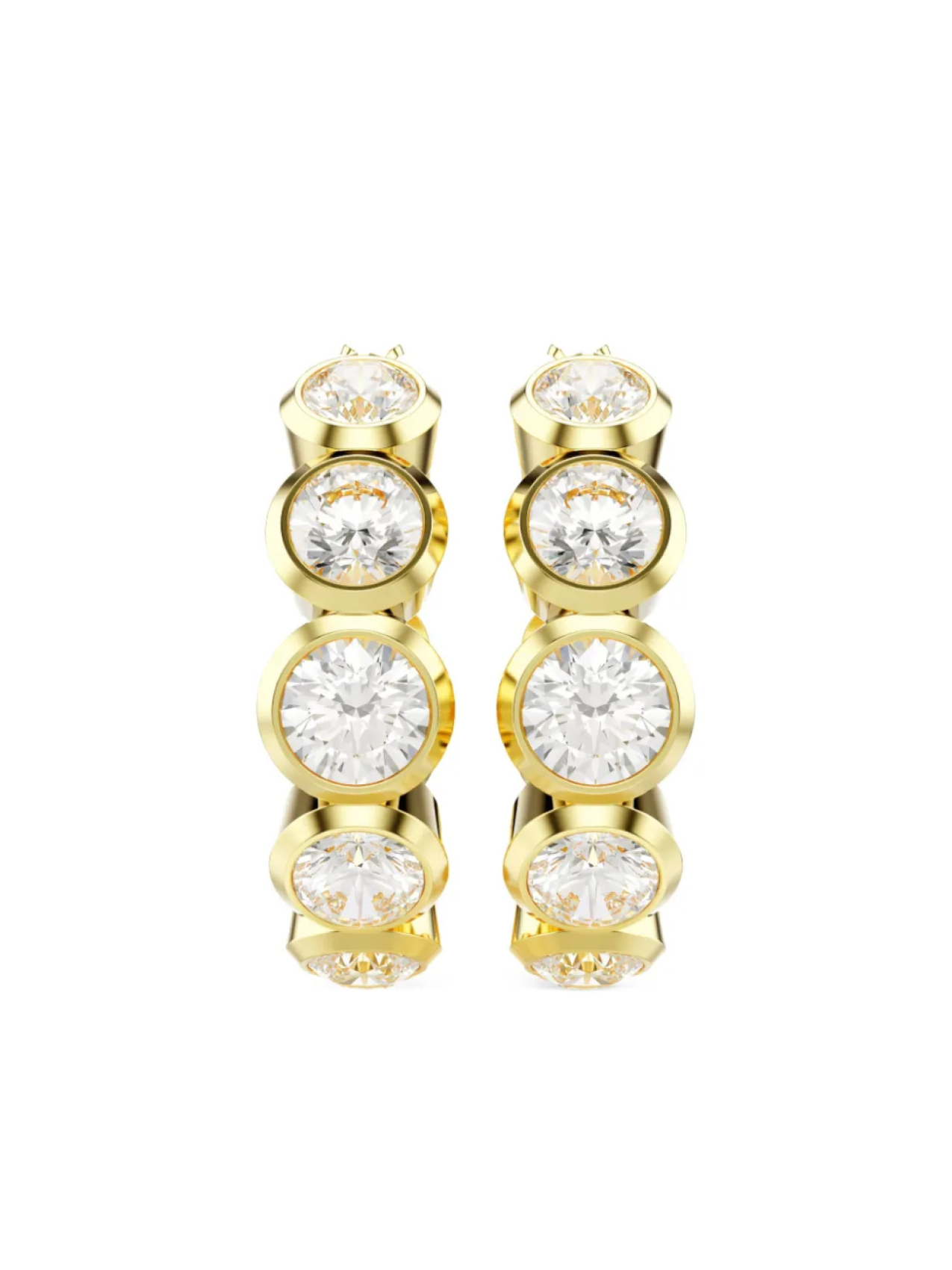 

Серьги из янтаря Swarovski, золотой
