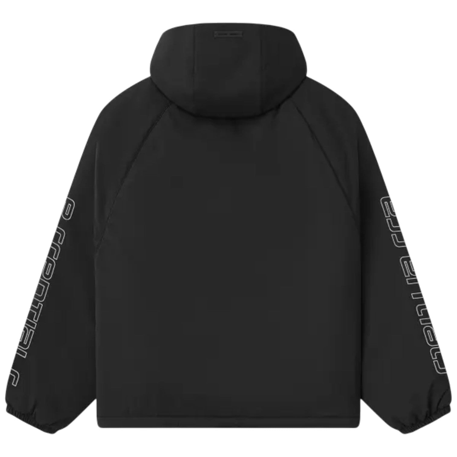 Нейлоновая куртка-анорак Fear of God Essentials с половинной молнией, цвет «Винтажный черный» — фото 2