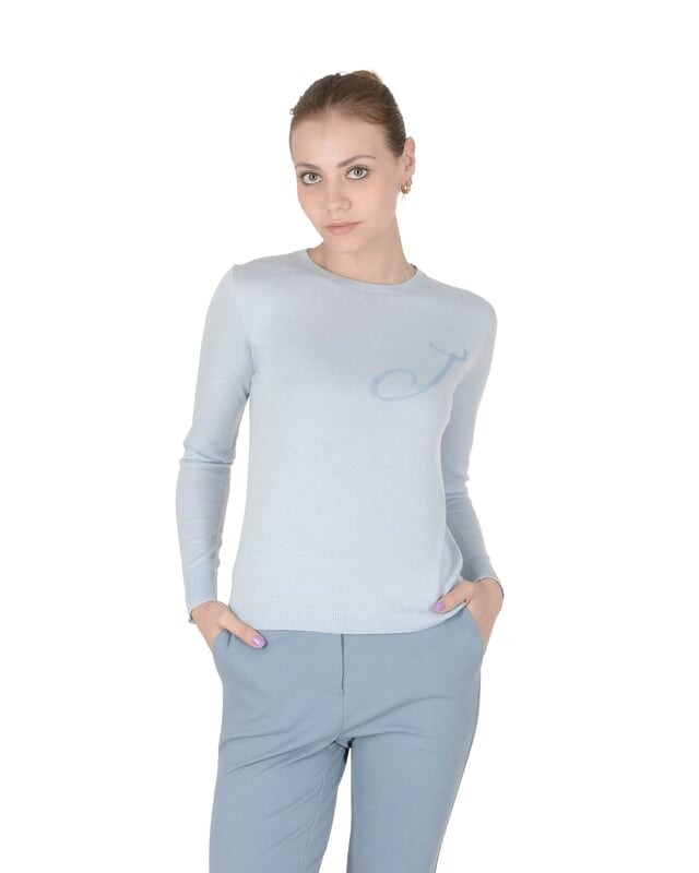 

Лонгслив Crown Of Edinburgh Cashmere, синий