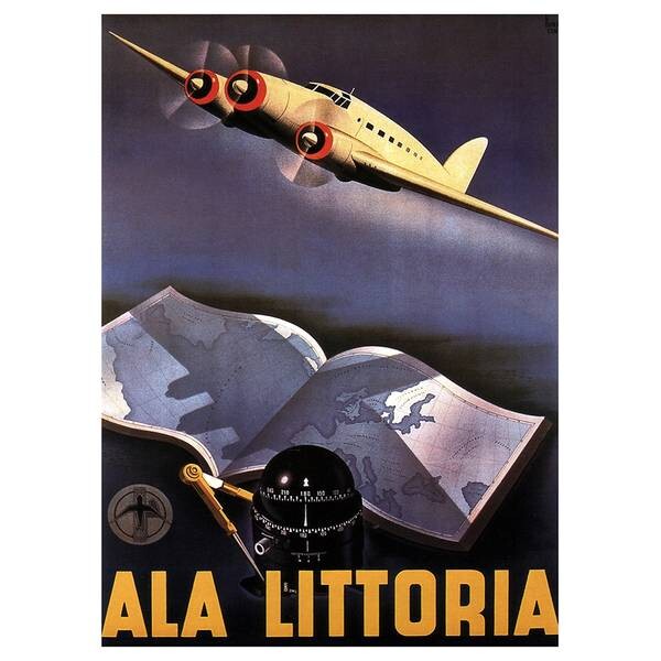 

Картина на холсте LegendArte ALA Littoria, многоцветный