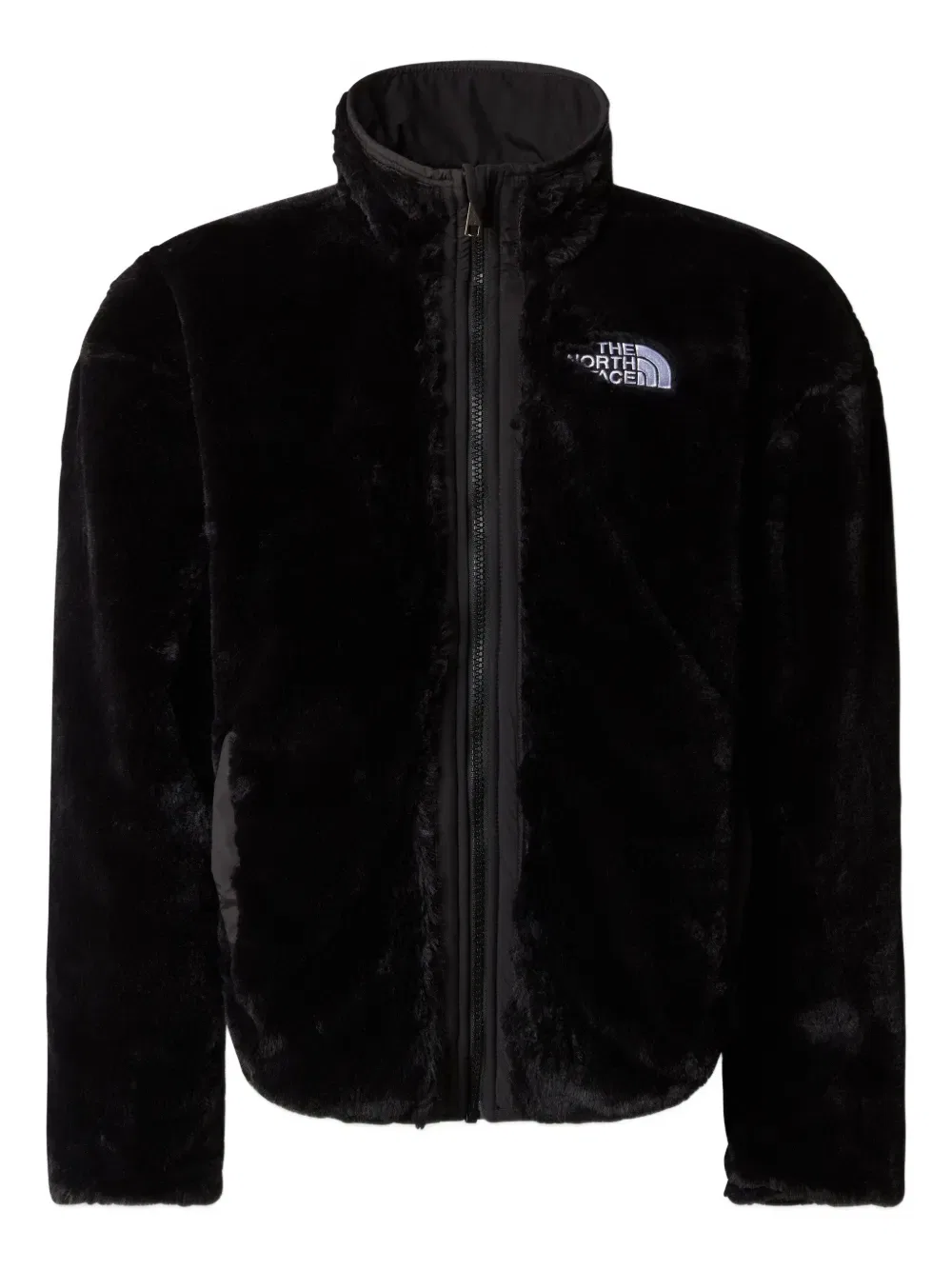 Стеганая куртка с вышитым логотипом The North Face Kids, черный — фото 3