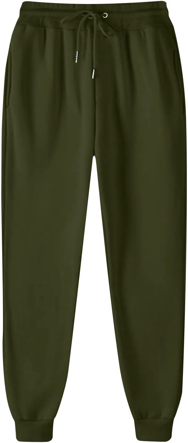 Спортивные брюки женские с карманами, свободные, для фитнеса, Army Green