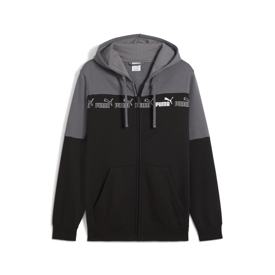 

Толстовка с капюшоном на молнии PUMA Around The Block, цвет Grey/Graphite