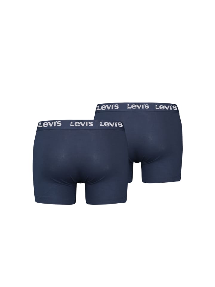 Levi´s Боксерские шорты LEVIS Men Repeat Logo Boxer 2P темно-синего цвета — фото 2
