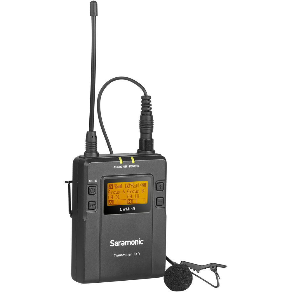 

Беспроводной передатчик Saramonic TX9 96-Channel Digital UHF Wireless Bodypack UWMIC9TX9
