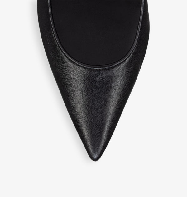 Спортивные туфли-лодочки Kate 100 из кожи на каблуке Christian Louboutin, черный — фото 4