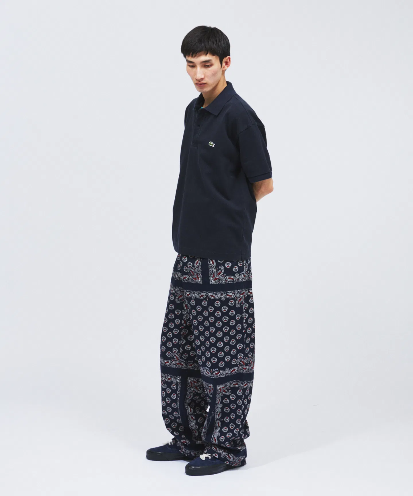 LACOSTE / Эксклюзивная поло-рубашка Lacoste из плотного пике — фото 3