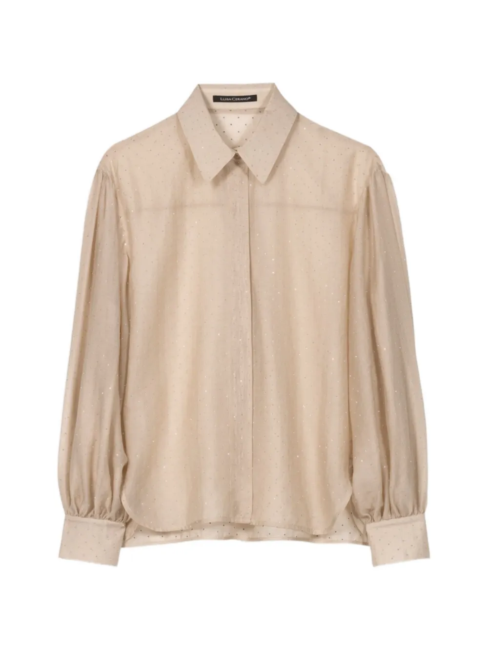 

Блузка с отделкой Luisa Cerano, бежевый
