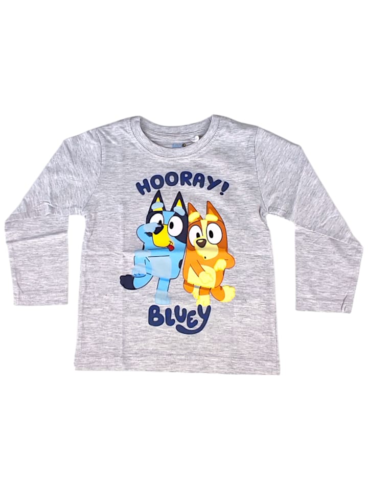 

Рубашка с длинным рукавом Bluey, серый