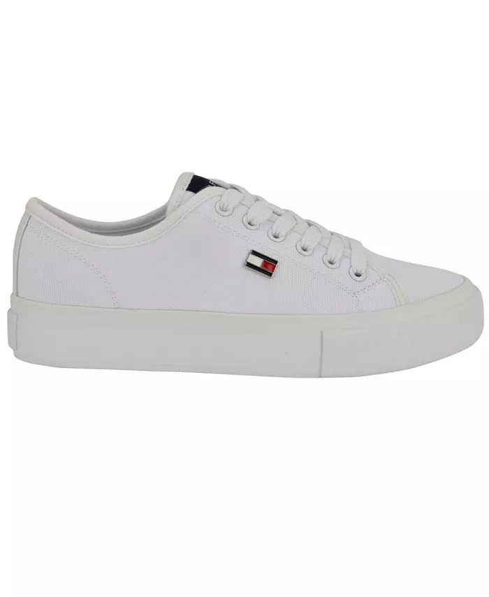 Женские кроссовки Aressa Flag на шнуровке Tommy Hilfiger, белый — фото 2