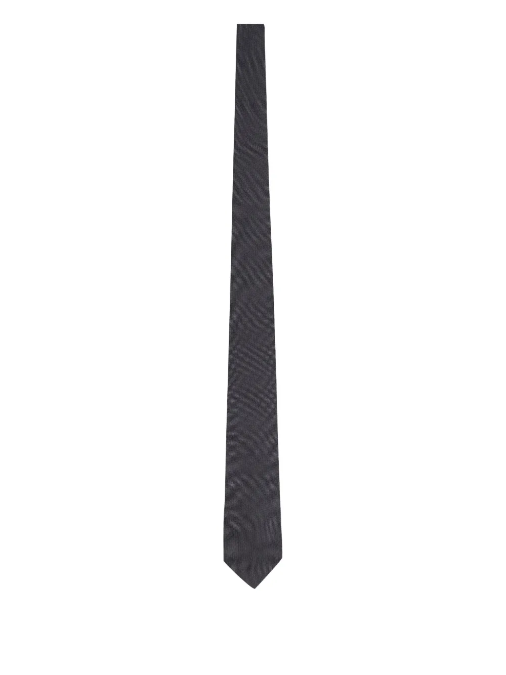 

Текстурированный шелковый галстук Zegna, черный