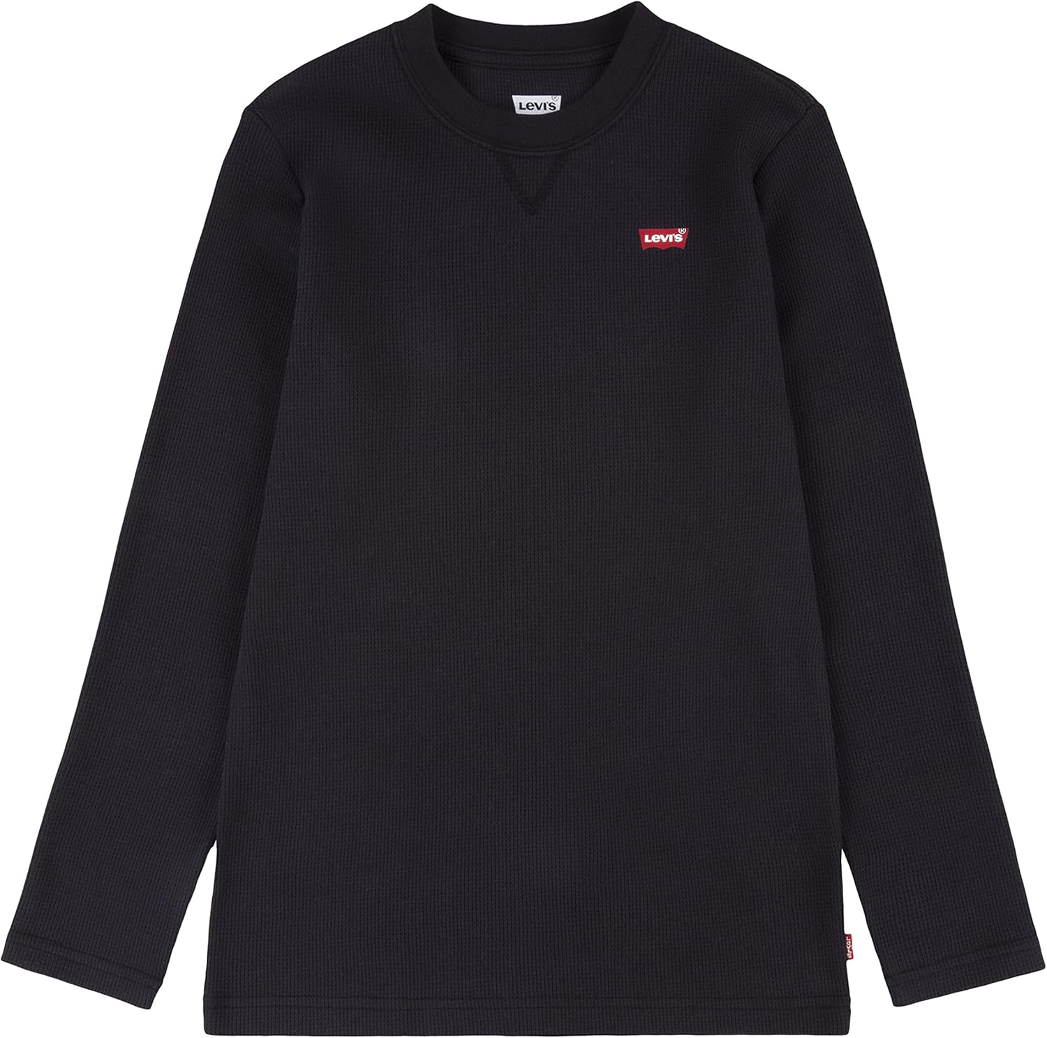 

Рубашка с длинным рукавом и вафельным узором для мальчиков Levi's Boys, Black