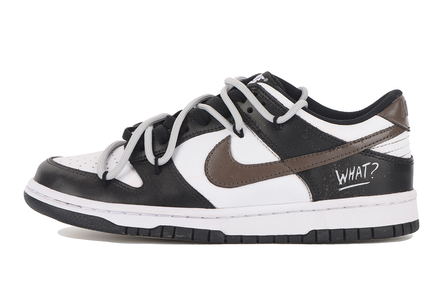 

Кроссовки Nike Dunk Skateboarding Shoes Men Low-top White, коричневый