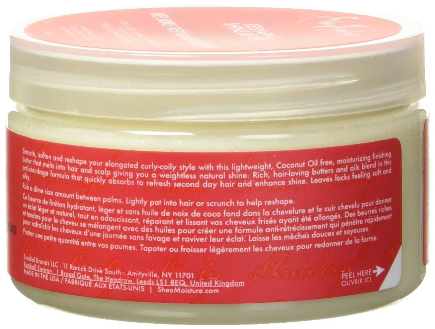 Масло для укладки волос «Red Palm Oil and Cocoa Butter Reshaping Shine Buerre» от Shea Moisture Shea Moisture — фото 2