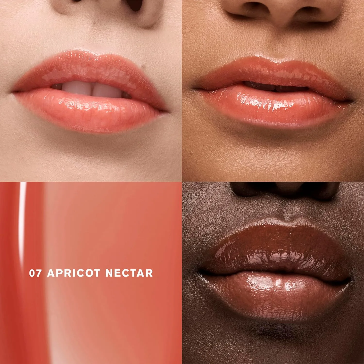 Масло для губ Estée Lauder Glossy Pout | Увлажняет и придает объем, с легким оттенком | Содержит гиалуроновую кислоту и витамин Е, 07 Apricot Nectar - Warm Apricot — фото 2