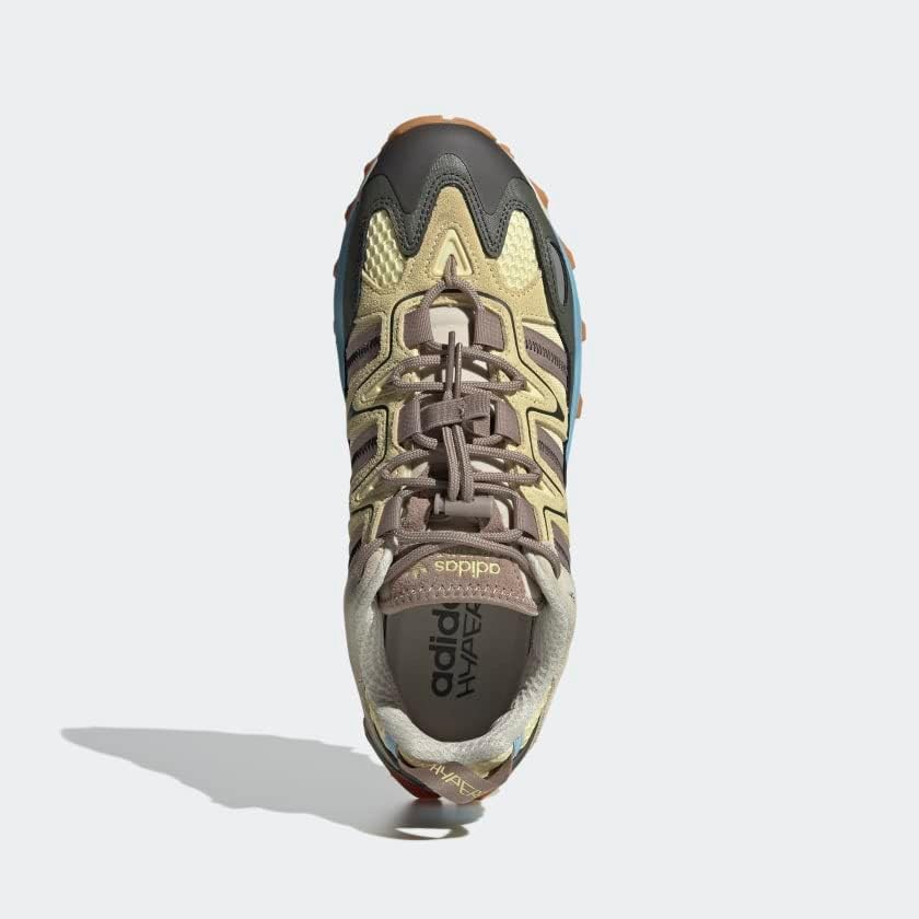 Шлепанцы Adidas Adicane унисекс для взрослых, желтый/голубой/оливковый — фото 2