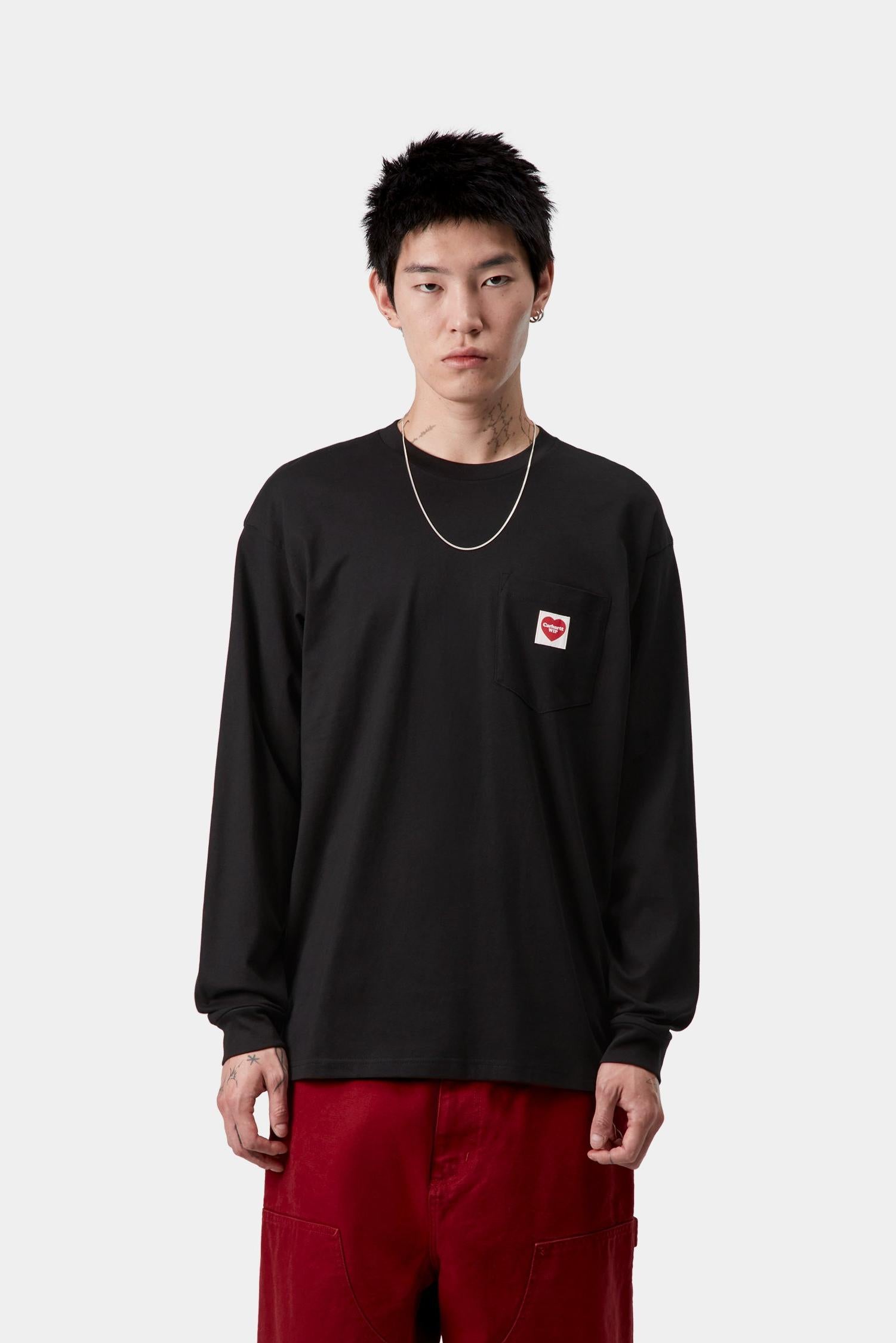 

Лонгслив с карманом и логотипом Heart Carhartt, мультиколор