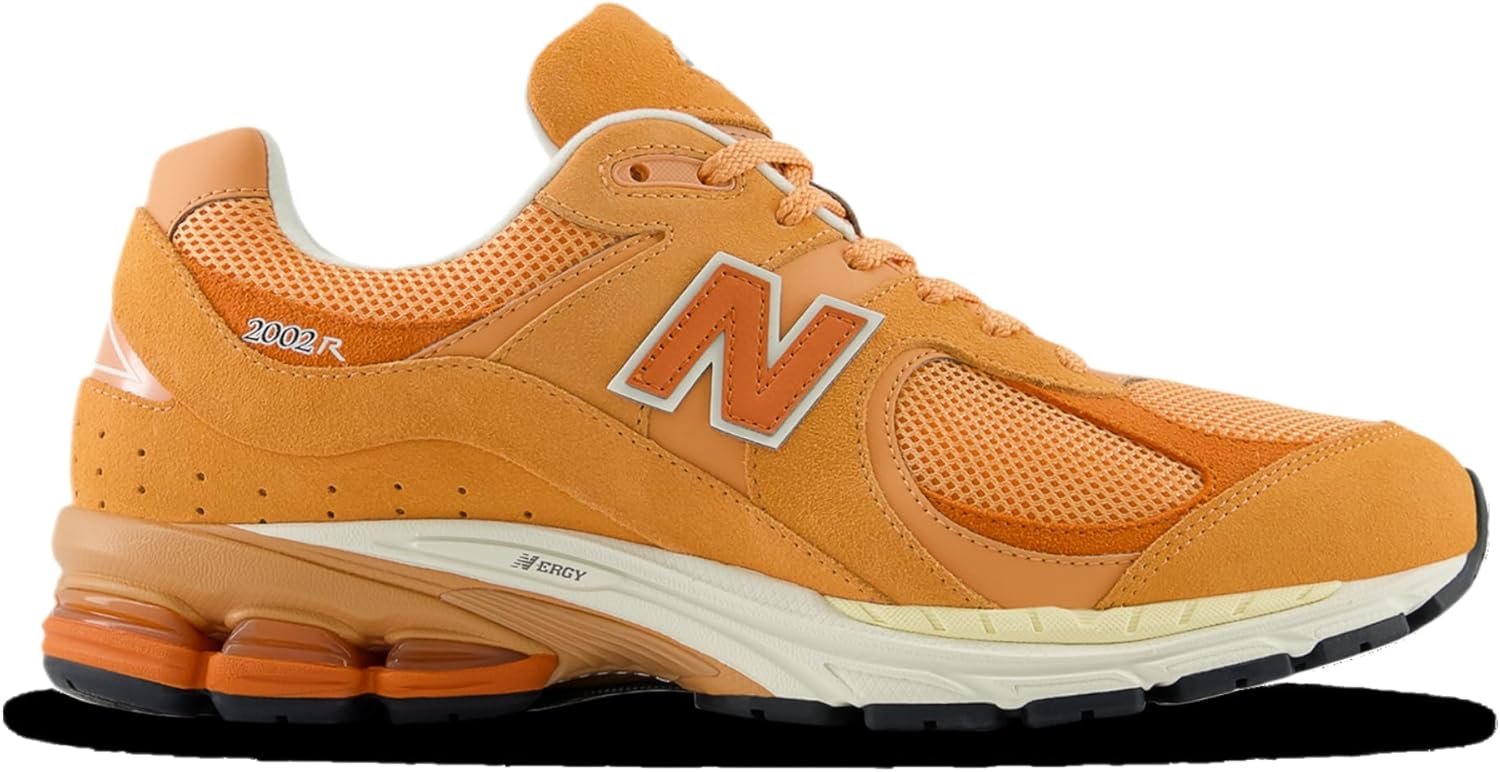 

Мужские кроссовки New Balance 2002 года, Castlerock/черные/магнитные, Orange/White