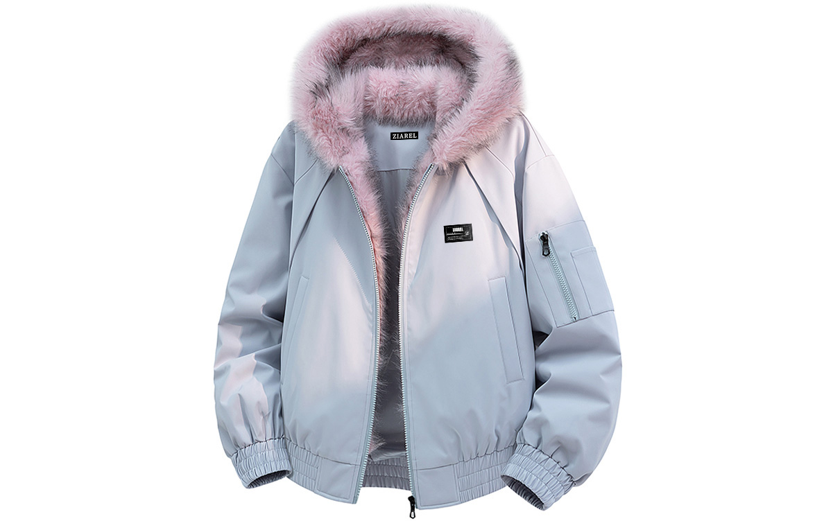 

Пуховик Unisex утепленный ZIAREL, glacier синий[removable logo]