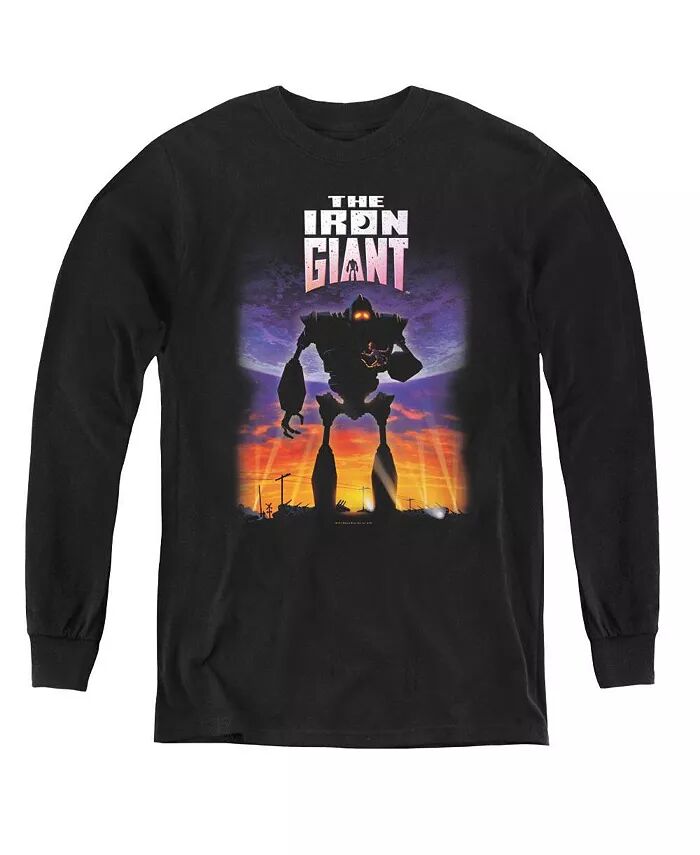 

Толстовка с длинным рукавом для мальчиков и молодежи Iron Giant, черный