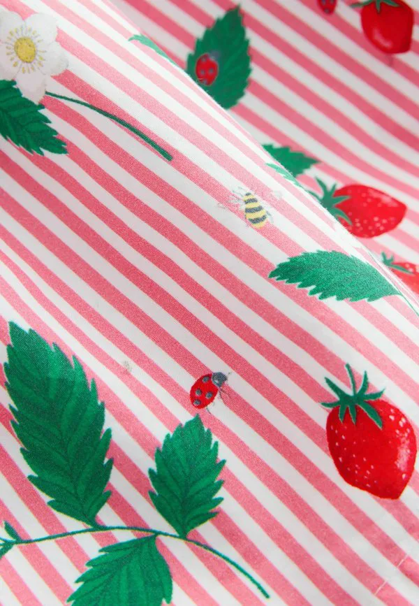 Платье для выпускного вечера стандартного кроя с бантом спереди Next, Red Strawberry Stripe — фото 2