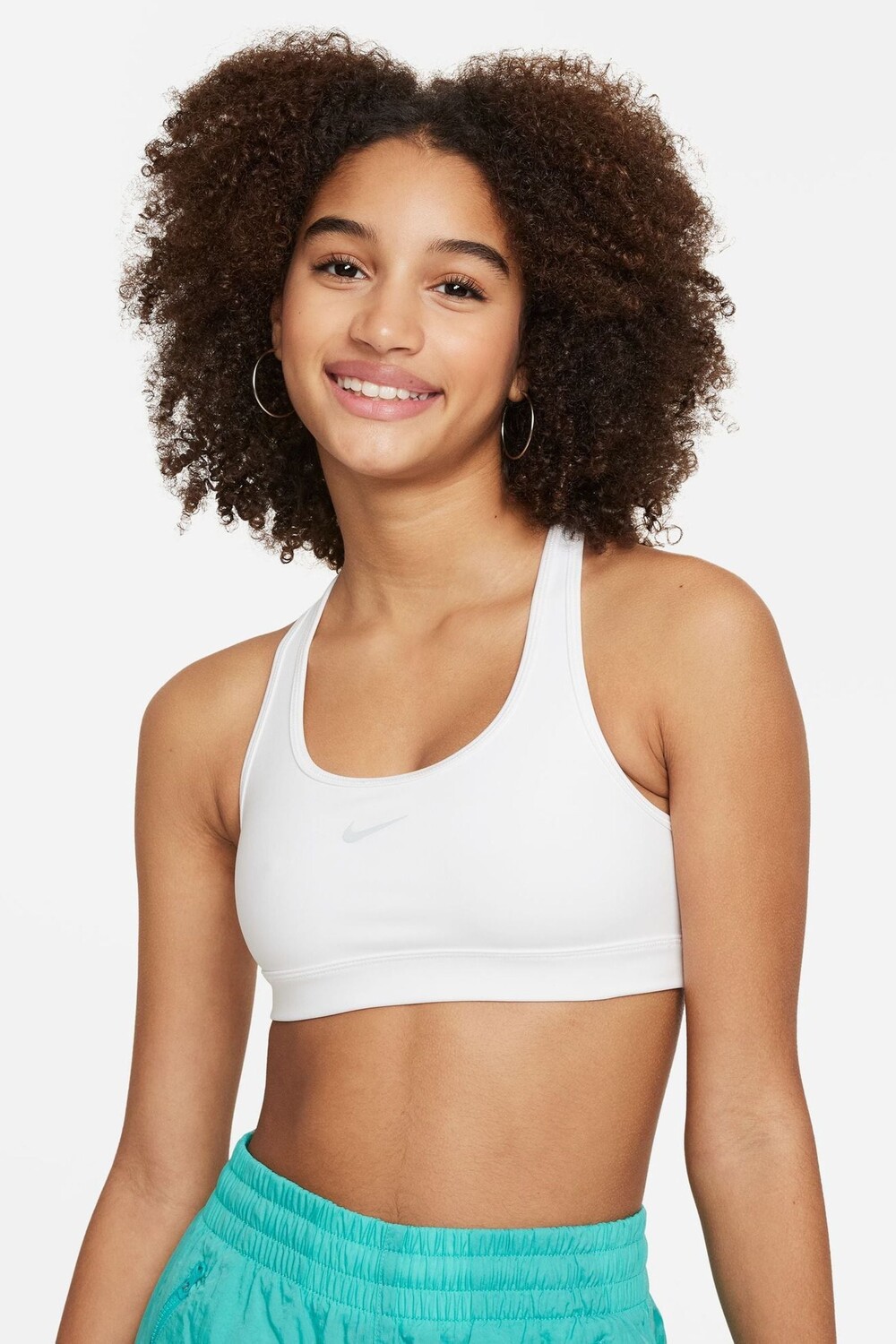 

Бюстгальтер Dri Fit с поддержкой Nike, белый